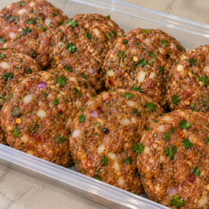 Kache Qeeme k Kabab