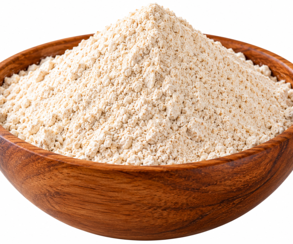Rustic Bowl of Whole Wheat Flour Rustic Bowl of Whole Wheat Flour